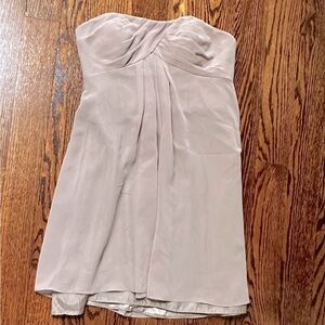BADGLET MISCHKA, strepless mini dress size 4US  
Bridesmaid